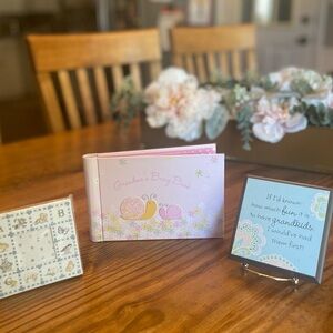 Grandma's Brag Book, Grandkid’s Plaque, Baby Frame
